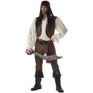 Lets Party By California Costumes Rogue Pirate Adult Costume / Brown 