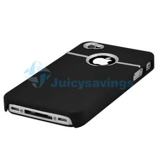 for iPhone 4 G RUBBER HARD CASE+PRIVACY FILM+DC CHARGER  