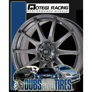  15x7 MOTEGI RACING wheels SP10 Hyper Black w/ Clear Coat wheels rims