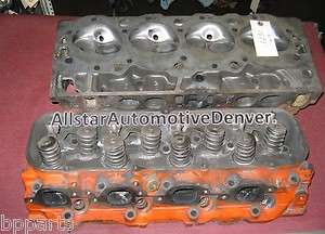GM 454 CHEVY ENGINE CYLINDER HEADS REBUILDABLE A/B 1975 87 #13232 