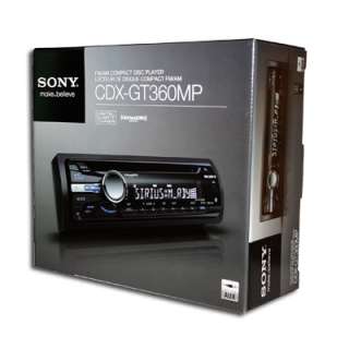 Sony CDX GT360MP Xplōd CD//WMA Receiver   Brand New Retail 