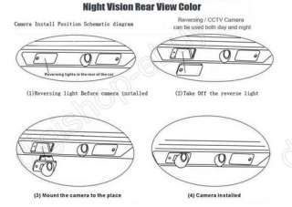 Car Reverse Rear View Backup camera for KIA Sorento 2008 2011 + Night 