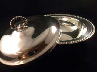 Vintage WM Rogers 862 Silverplate covered bowl  