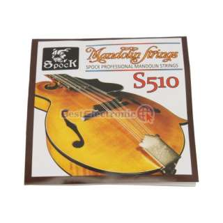 Set Of 4 Groups Mandolin Strings Stainless Steel Core  