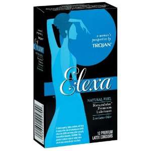 Trojan Elexa Premium Latex Condoms with Naturalube Premium Lubricant 