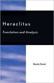 Heraclitus, (0761833676), Dennis Sweet, Textbooks   