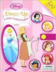 NOBLE  Disney Princess Dress Up A Sticker Activity Book by Disney 