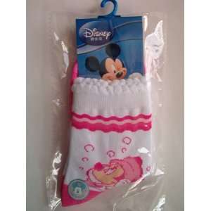  Disney Minnie Socks, White/Fuchsia, 18 20 cm Everything 