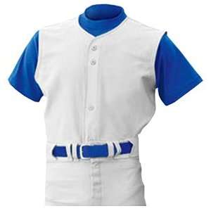  ALL STAR Sleeveless Full Button Custom Baseball Jerseys WH   WHITE 
