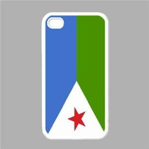    Djibouti Flag White Iphone 4   Iphone 4s Case