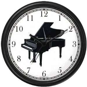  Grand Piano Musical Instrument 1   Music Theme Wall Clock 