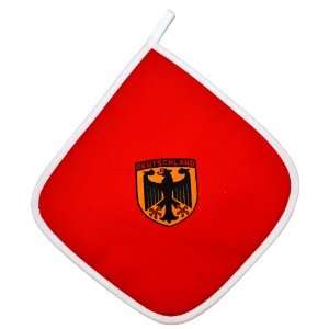 German Eagle Coat of Arms Colored Hot Pad 