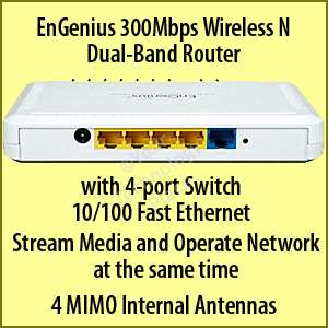   ESR 7750 300Mbps Wireless N Dual Band Concurrent AP Router 2.4 & 5GHz