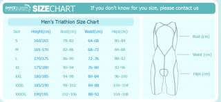 Mens bodysuit racing Triathlon Tri suit 4514 L XL 2XL  