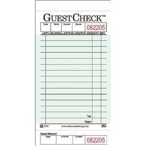  National Checking Company Guest Checks 50 Pack Book Single 