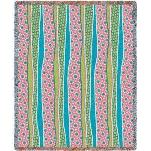  Wavy Stripes Whimsy Tapestry Throw PC3823 T