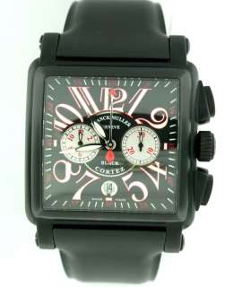 Franck Muller Conquistador Black Cortez Chronograph NEW watch.  
