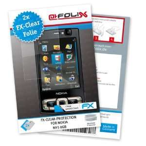  2 x atFoliX FX Clear Invisible screen protector for Nokia 