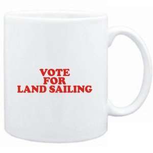 Mug White  VOTE FOR Land Sailing  Sports  Sports 