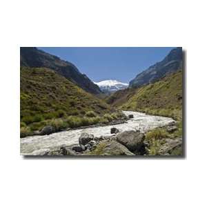  Maipo River Andes Mountains Chile Giclee Print