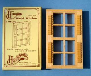 HOUSEWORKS DOLLHOUSE MODEL WINDOWS H5003  