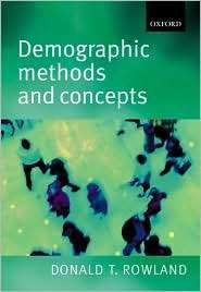 Demographic Methods and Concepts, (0198752636), Don Rowland, Textbooks 