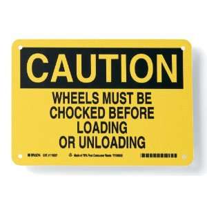  , Legend Caution Wheels Must Be Chocked Before Loading Or Unloading