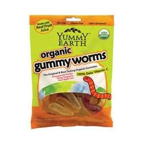  Organic Gummy Worms 5 oz Pack by Yummy Earth Health 