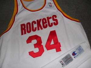   1993 1994 Houston Rockets Authentic Pro Cut Game Jersey Sz 50+2  