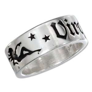  Sterling Silver Virgo Zodiac Band Ring (size 12) Jewelry