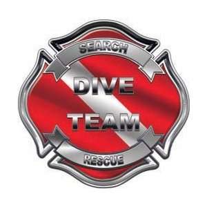  Search and Rescue Dive Team Firefighter Decal   16 h 