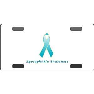  Agoraphobia Awareness Ribbon Vanity License Plate 