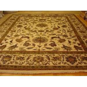  12x14 Hand Knotted Agra India Rug   120x146