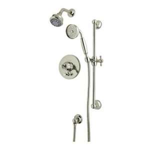   Country Bath Pressure Balance Shower Package in Sati