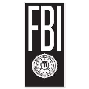  FBI Badge car bumper sticker decal 6 x 3 Automotive