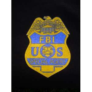  FBI TSHIRT Police Size XXXLarge Black Tee Shirt 