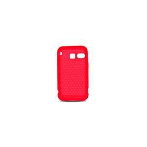 Sanyo Juno SCP 2700 Cell Phone (Red) Candy Skin Case / Crystal Jelly 