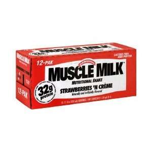  CytoSport Muscle Milk RTD   Strawberries N Creme   12 ea 