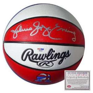   Julius Erving Autographed ABA Rawlings Basketball