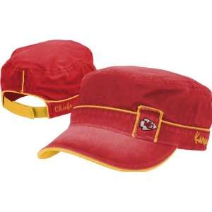  Kansas City Chiefs Womens Reebok Adjustable Military Hat 