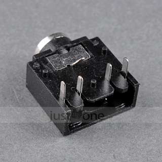 5x 3.5mm Stereo Jack Socket Audio Connector PCB Mount  