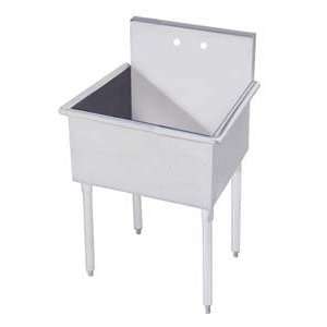  One Compartment Sink   Square Corner Scullery Budget Sinks 