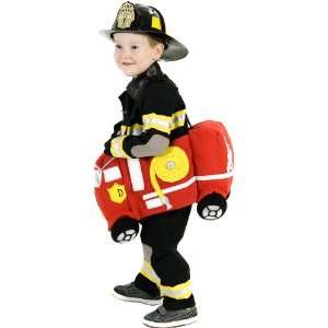   Ride In Fire Truck Child Costume / Red   One Size 