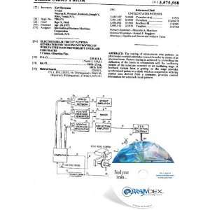 NEW Patent CD for ELECTRON BEAM CIRCUIT PATTERN GENERATOR FOR TRACING 