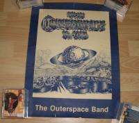 1960S/70S *OUTERSPACE BAND* RARE VINTAGE ORIGINAL MUSIC POSTER MUST 