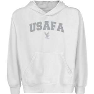  NCAA Air Force Falcons Youth White Logo Arch Pullover 