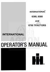 INTERNATIONAL 6388 6588 6788 2+ Operators Owners Manual  