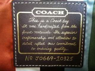 Coach 65th Anniversary Legacy Leather WHISKEY Hippie Crossbody Bag 