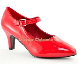 PLEASER WIDE WIDTH Mary Janes 3 High Heels Pumps Shoes 885487382524 
