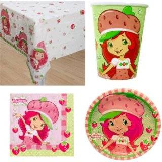 Strawberry Shortcake Party Supplies for 16 guests
